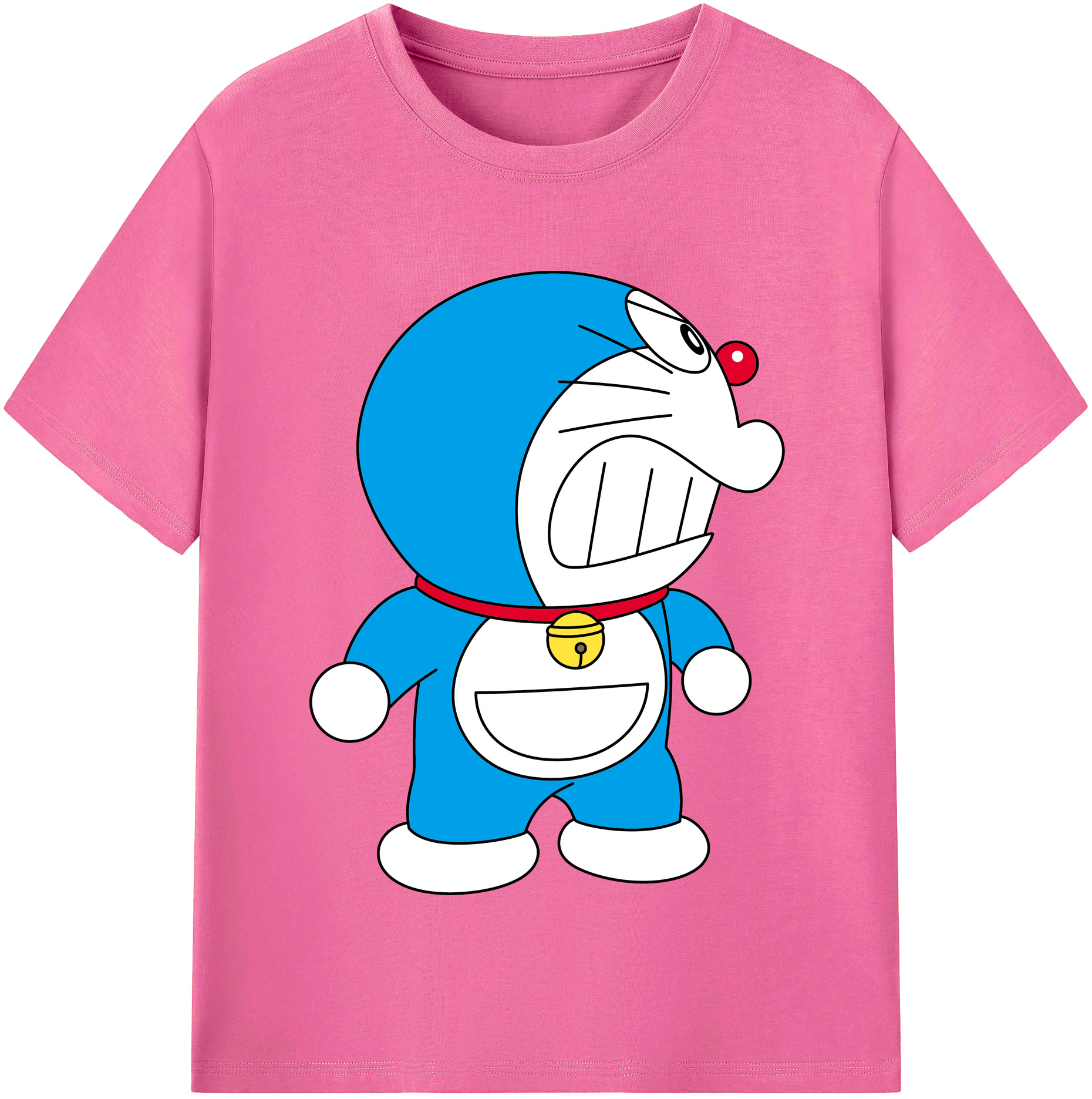 （画像用） ドラえもん Doraemon レディースカジュアルプリントTシャツ（綿100％）